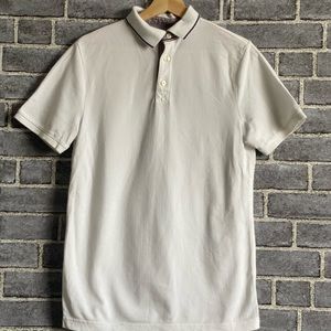 White Target Polo Shirt
